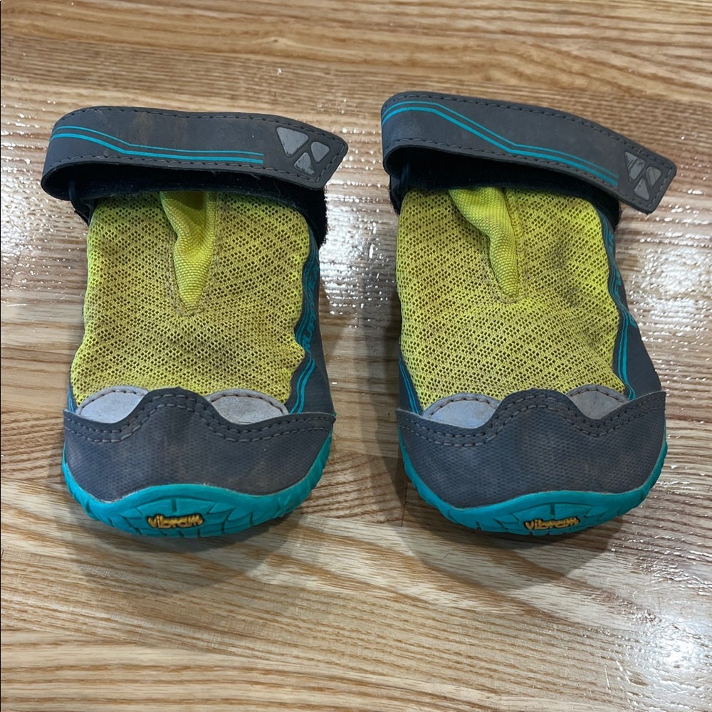 Vibram Dog Shoes - Yellow and Blue
